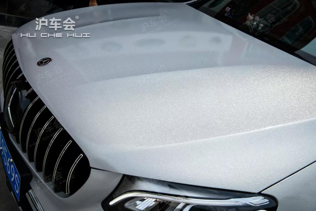 BMW 宝马5系--陶瓷黑改色膜项目，奔驰GLC装贴钻石银色膜