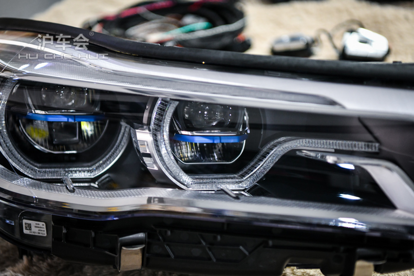沪车会-宝马新7系 改装升级 激光大灯,accplus